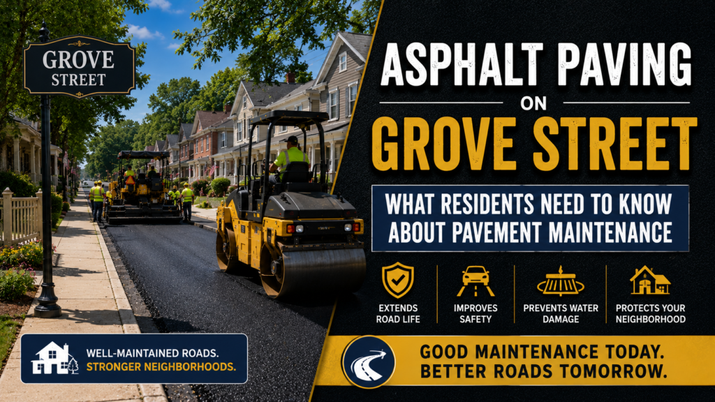 Asphalt Paving on Grove Street: What Residents Need to Know About Pavement Maintenance